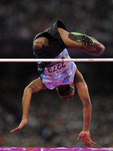 Iliesa Delana clearing 1.74 metres (Courtesy of Australian Broadcasting Corporation)